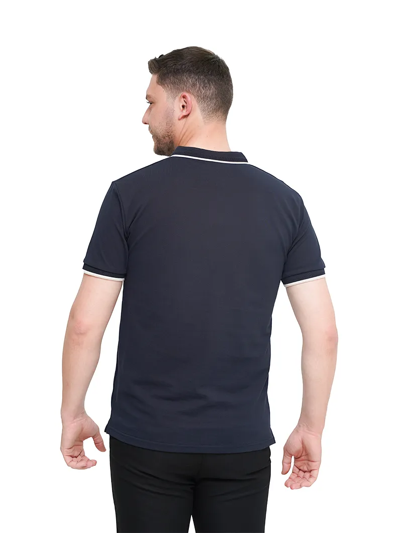 Polo en piqué de coton